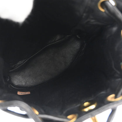 Chanel Black Lambskin Duma Backpack Small