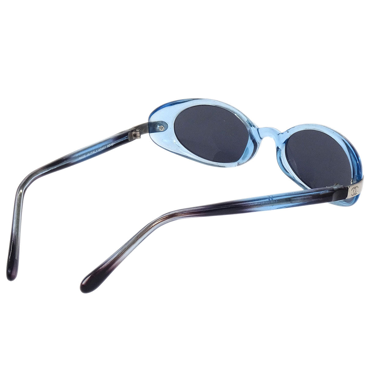 Chanel Sunglasses Eyewear Blue Small Good