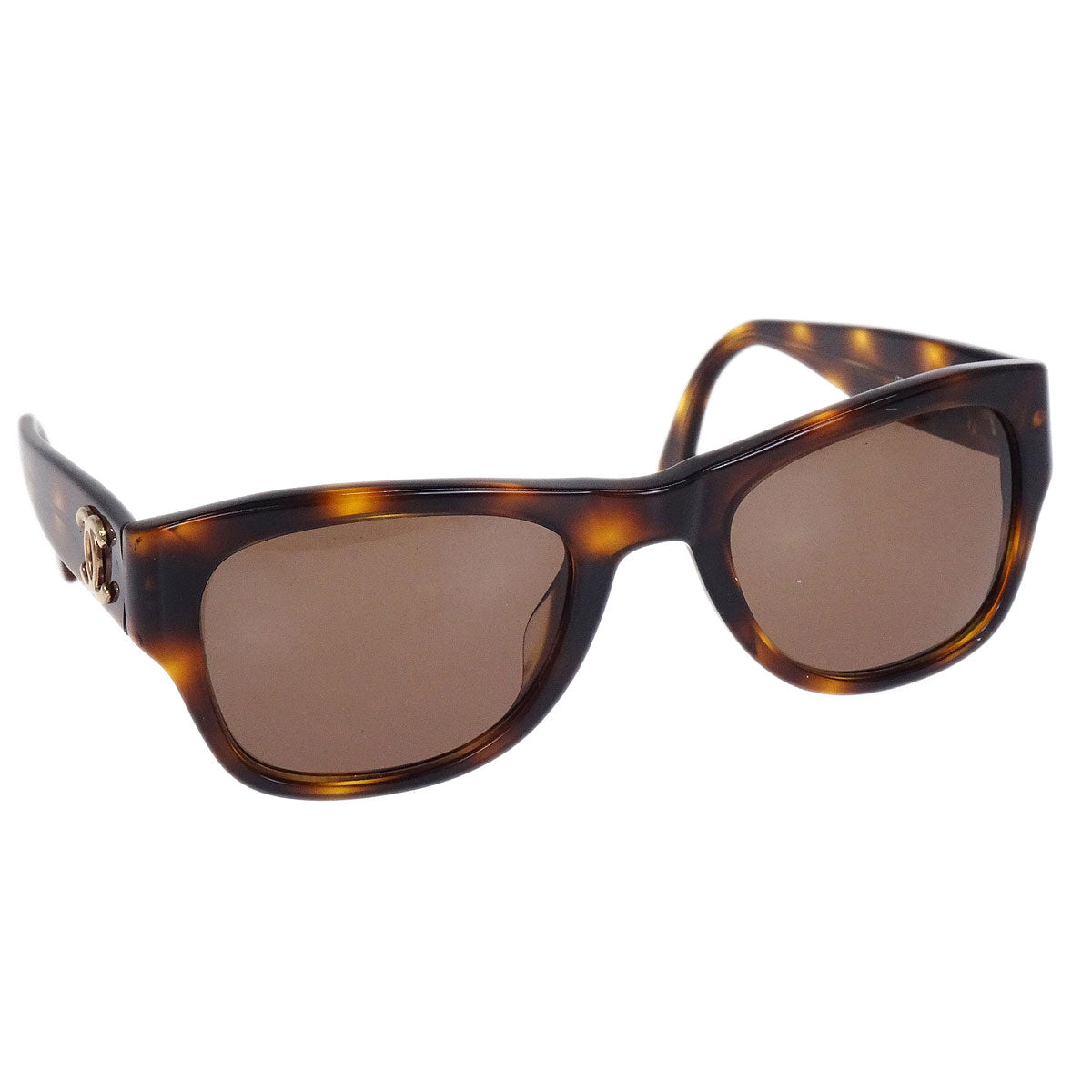 Chanel Sunglasses Eyewear Brown Small Good