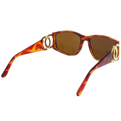 Chanel Sunglasses Eyewear Brown Small Good