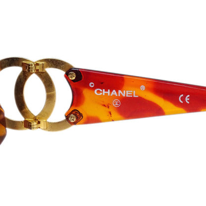 Chanel Sunglasses Eyewear Brown Small Good