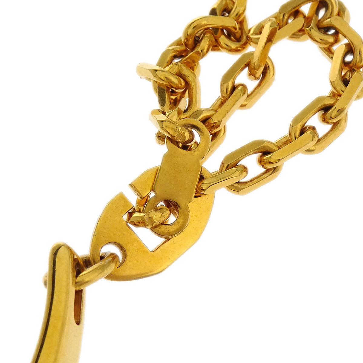 Hermes Filou Glove Holder Clip Gold Small Good