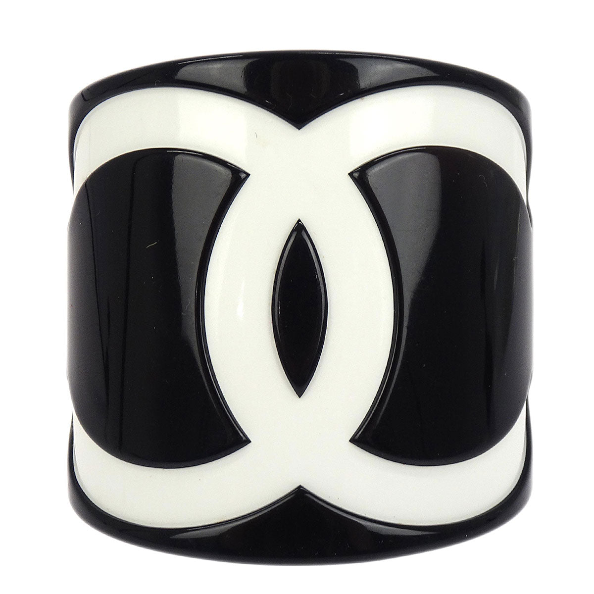 Chanel Bangle Black Acrylic 01P
