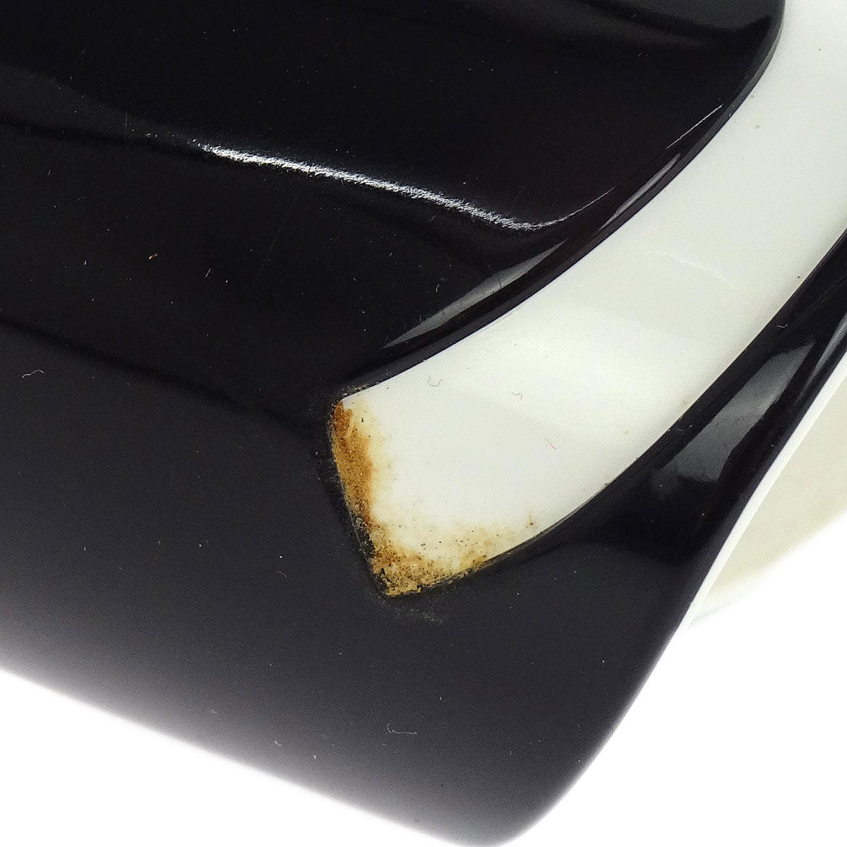 Chanel Bangle Black Acrylic 01P