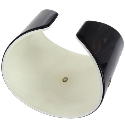 Chanel Bangle Black Acrylic 01P