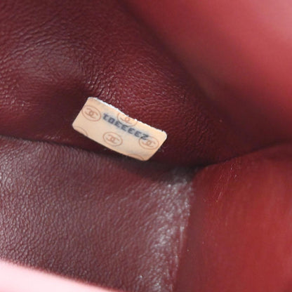 Chanel 1991-1994 Black Lambskin Small Classic Double Flap Shoulder Bag