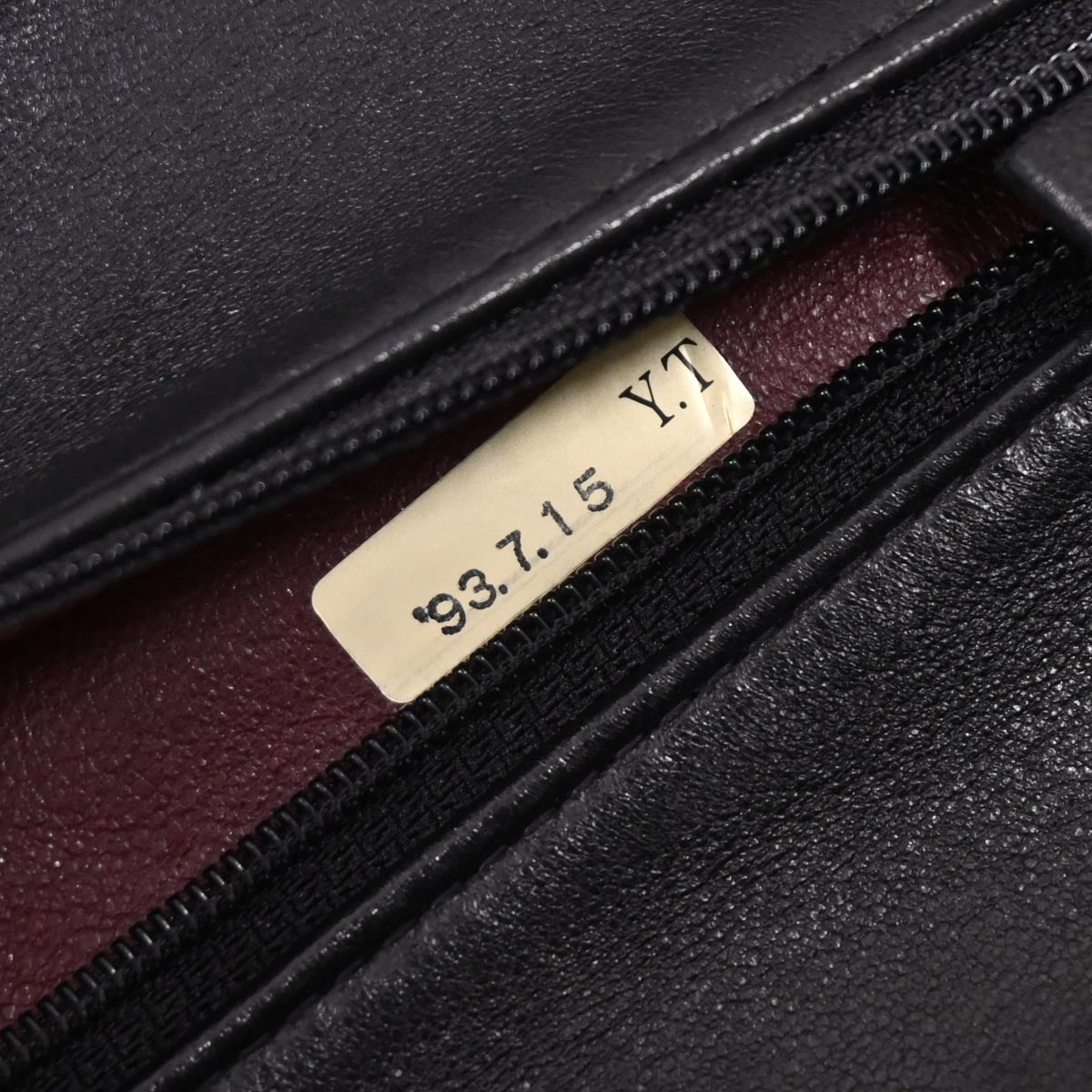 Chanel 1991-1994 Black Lambskin Small Classic Double Flap Shoulder Bag