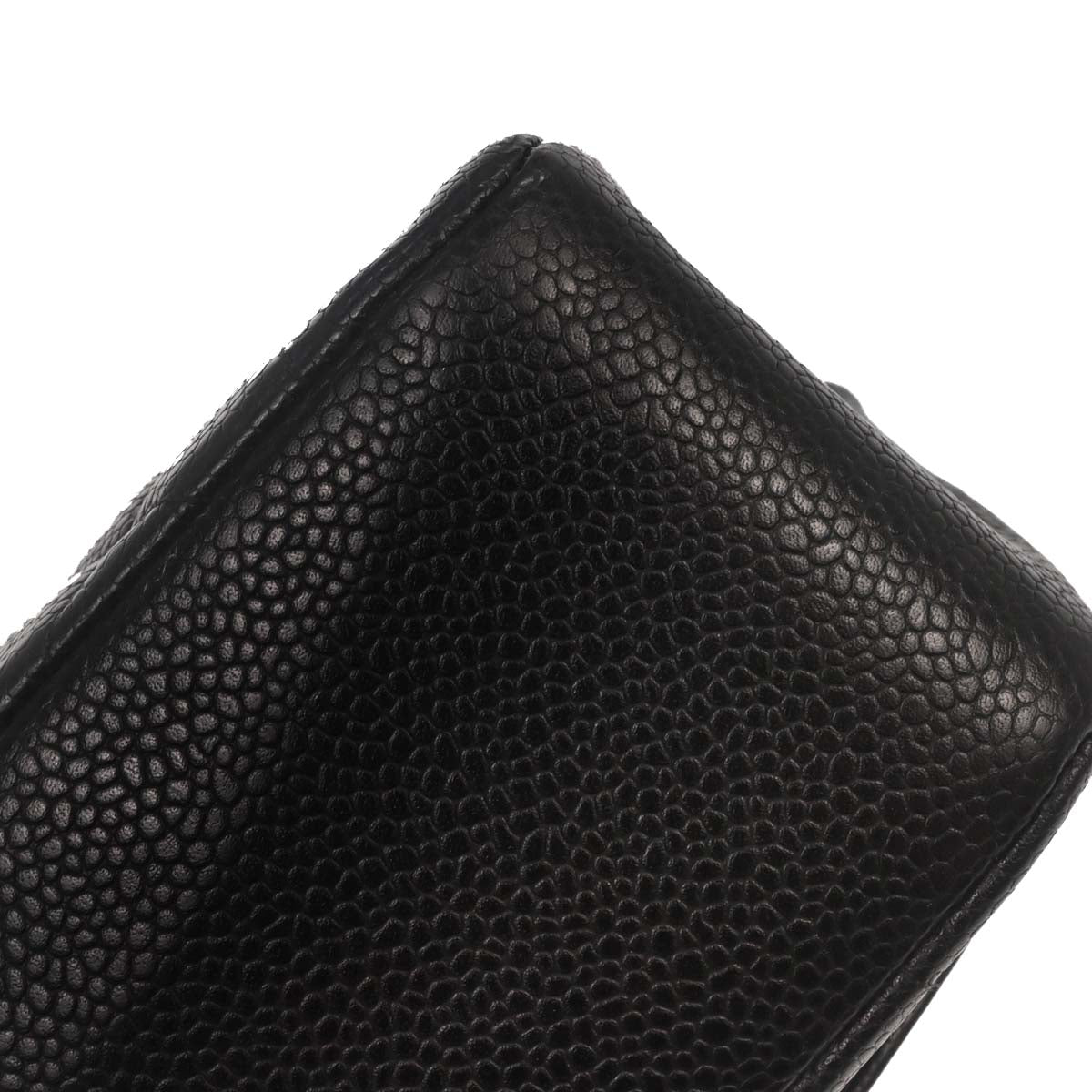 Chanel 1996-1997 Black Caviar Skin Small Diana Shoulder Bag