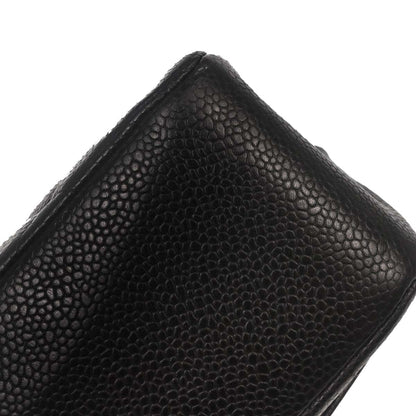 Chanel 1996-1997 Black Caviar Skin Small Diana Shoulder Bag