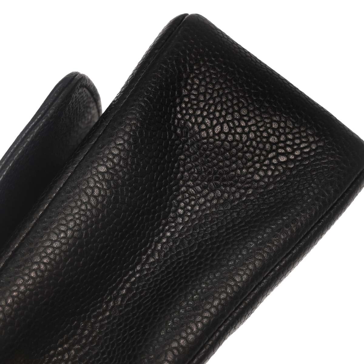 Chanel 1996-1997 Black Caviar Skin Small Diana Shoulder Bag