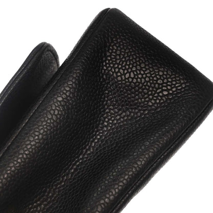 Chanel 1996-1997 Black Caviar Skin Small Diana Shoulder Bag
