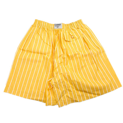 Chanel Setup Suit Shirt Pants Yellow #38