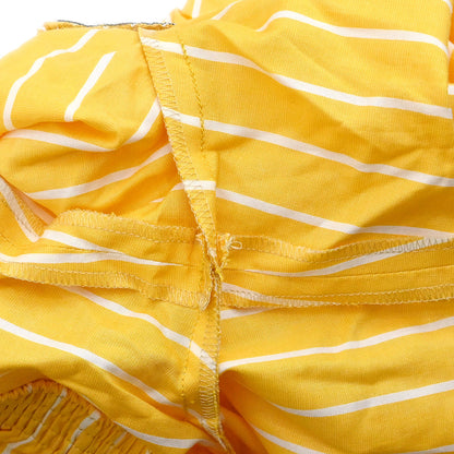 Chanel Setup Suit Shirt Pants Yellow #38