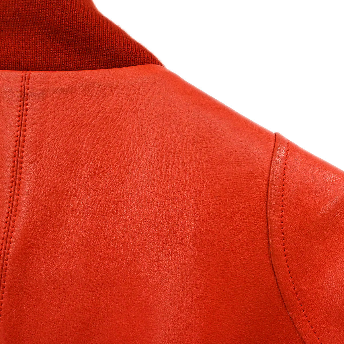 Chanel Zip Up Jacket Red #42