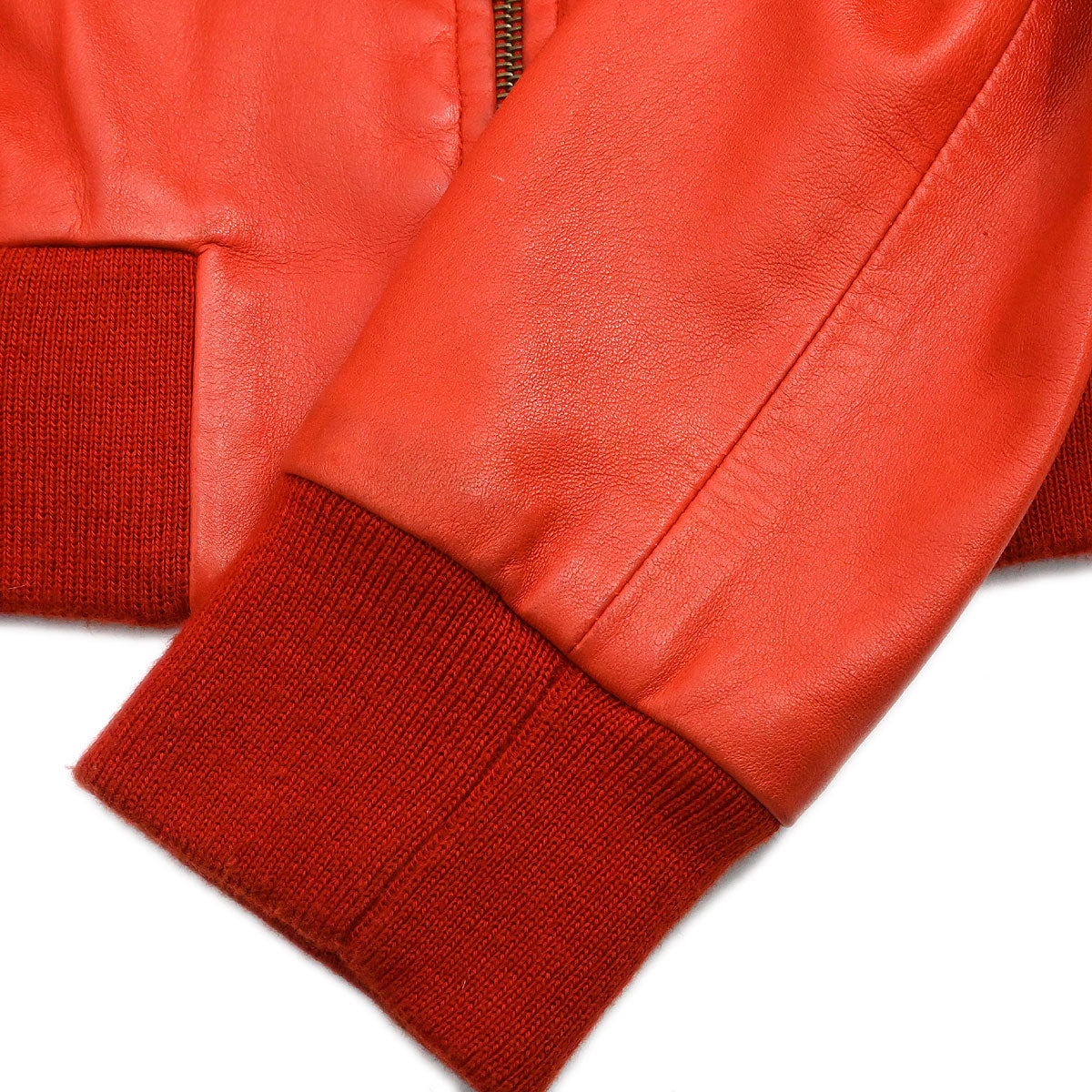 Chanel Zip Up Jacket Red #42