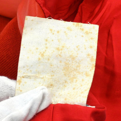 Chanel Zip Up Jacket Red #42