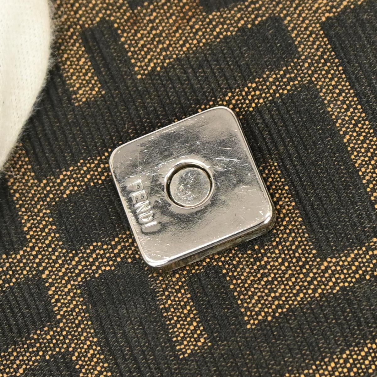 Fendi Brown Zucca Baguette Handbag