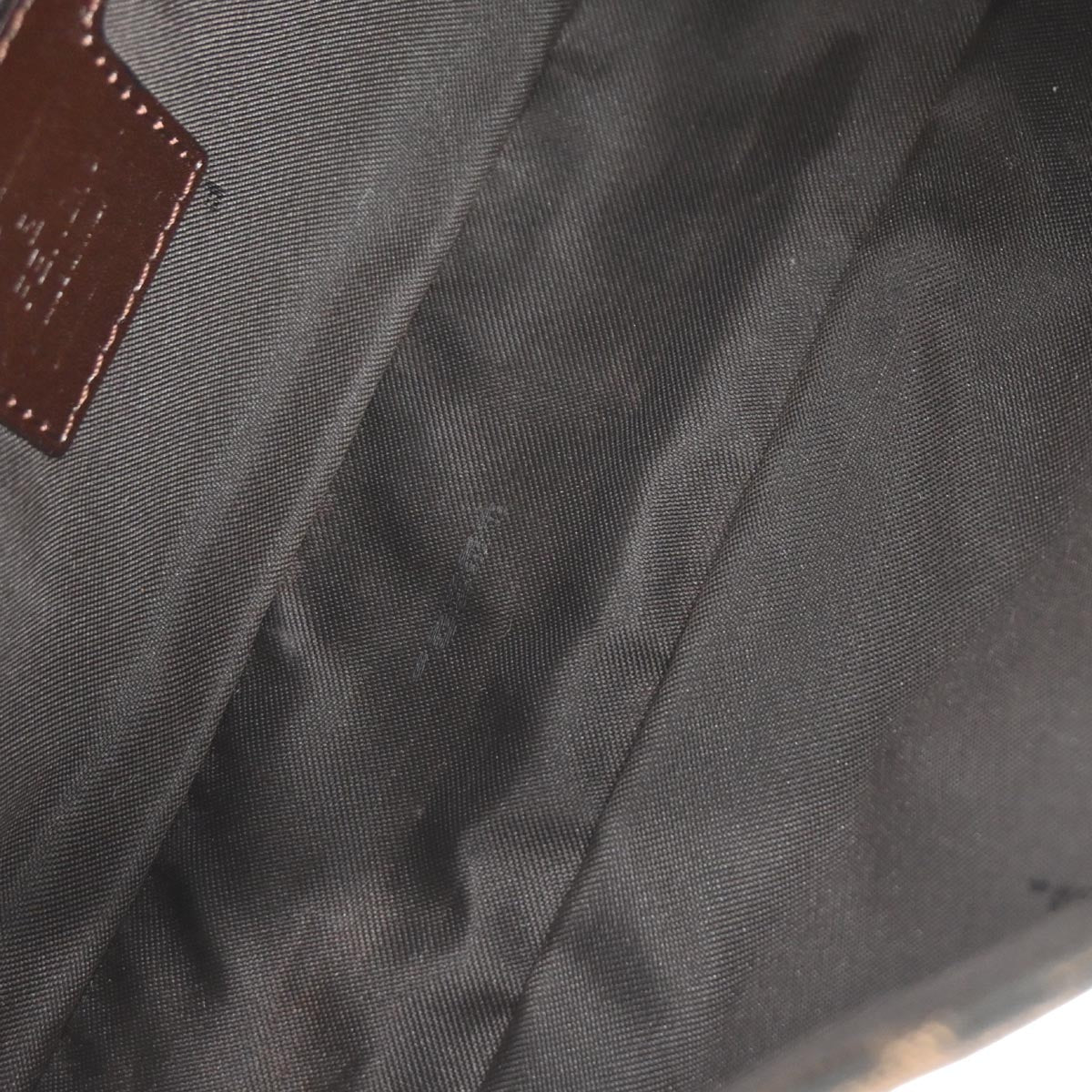 Fendi Brown Zucca Baguette Handbag