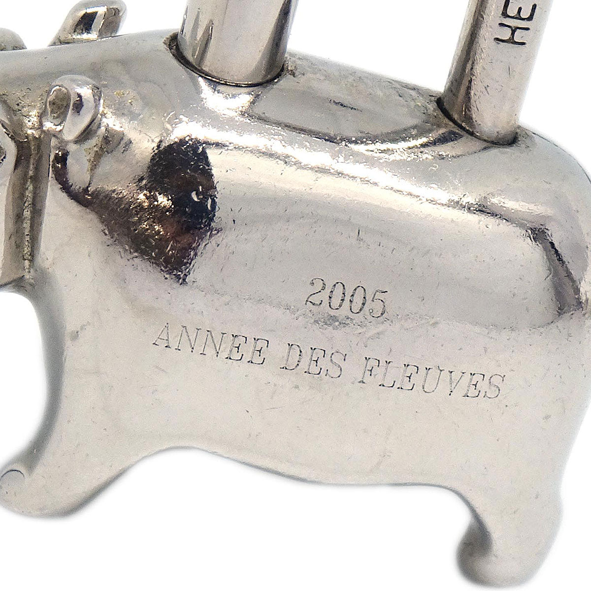 Hermes 2005 Annee Des Fleuves Cadena Silver Small Good