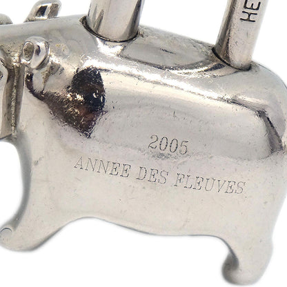Hermes 2005 Annee Des Fleuves Cadena Silver Small Good