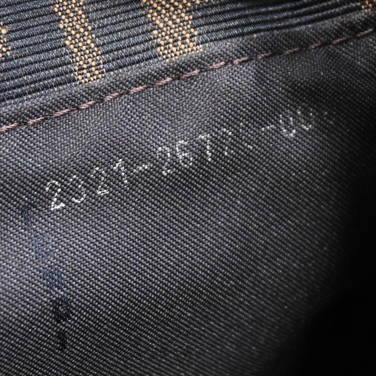 Fendi Brown Canvas Zucca Handbag