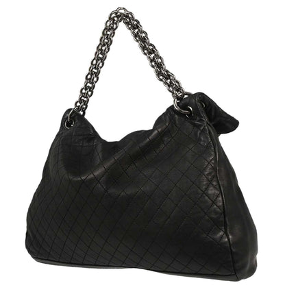 Chanel 2006-2008 Black Lambskin Chain Handbag