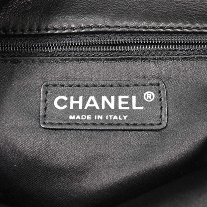 Chanel 2006-2008 Black Lambskin Chain Handbag
