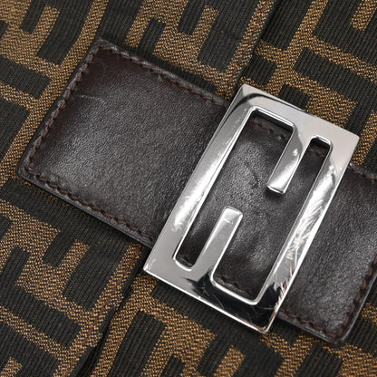 Fendi Brown Zucca Mamma Baguette Handbag