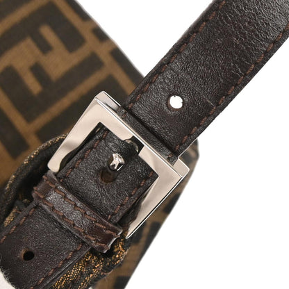 Fendi Brown Zucca Mamma Baguette Handbag