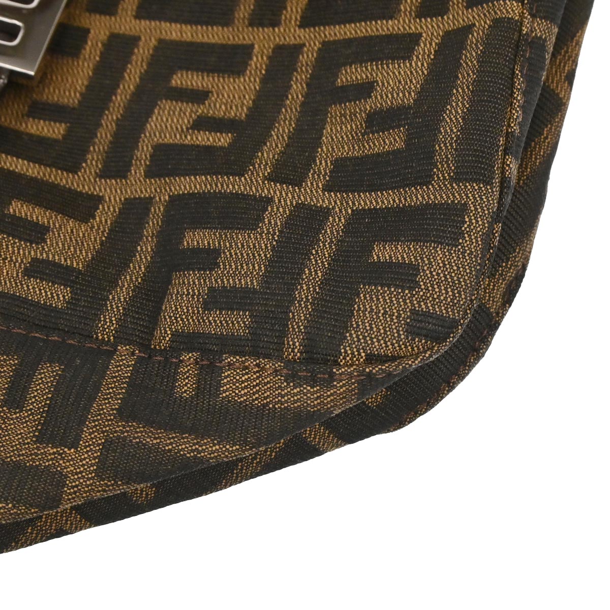 Fendi Brown Zucca Mamma Baguette Handbag