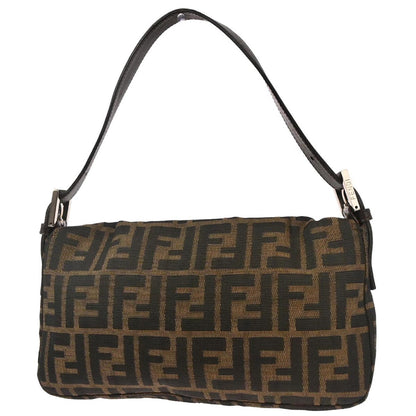 Fendi Brown Zucca Baguette Handbag