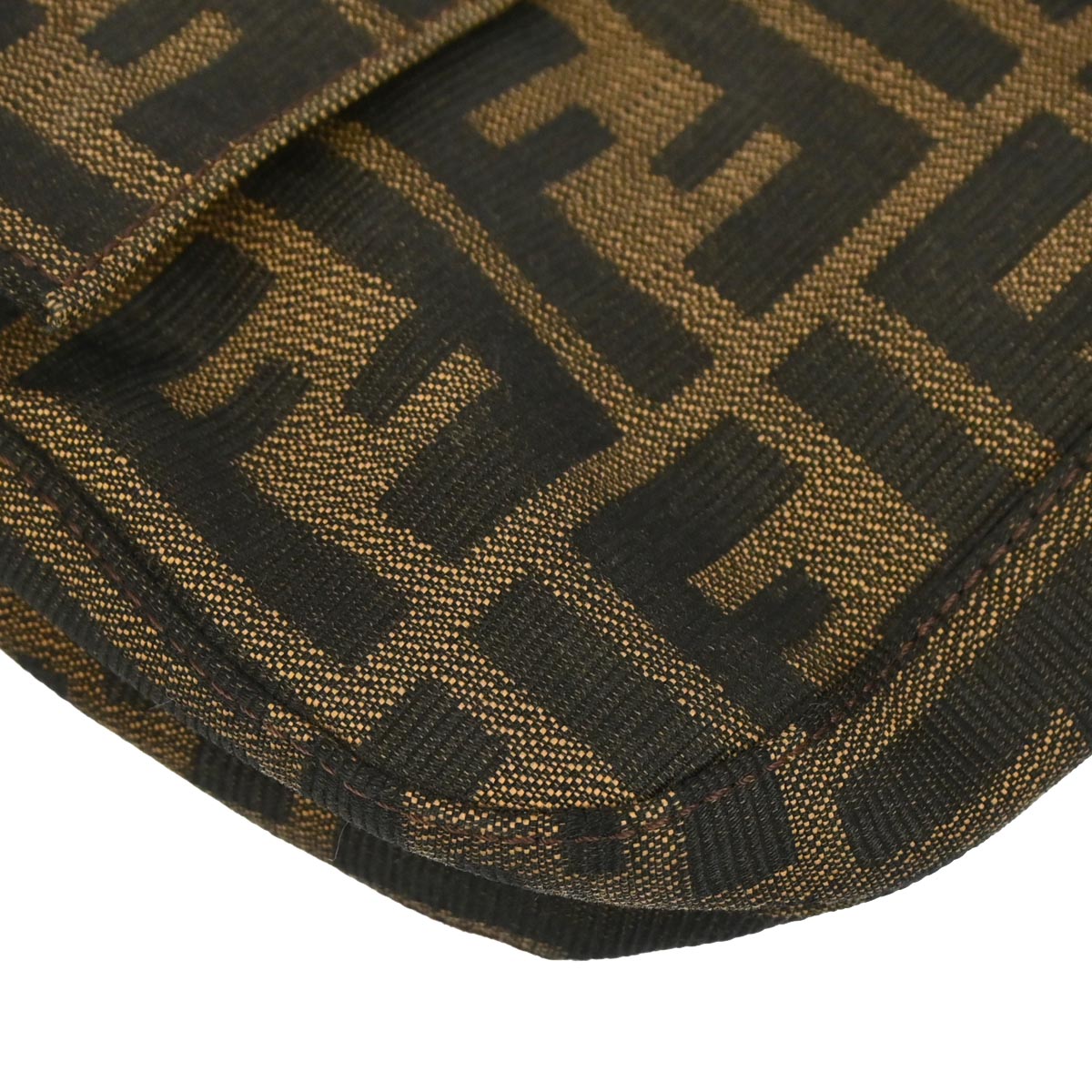 Fendi Brown Zucca Baguette Handbag