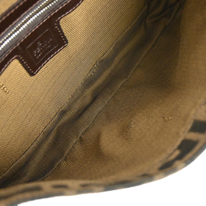 Fendi Brown Zucca Baguette Handbag