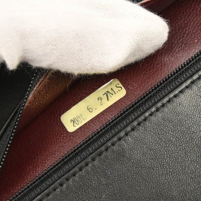 Chanel 2000-2002 Black Lambskin Medium Classic Double Flap Shoulder Bag