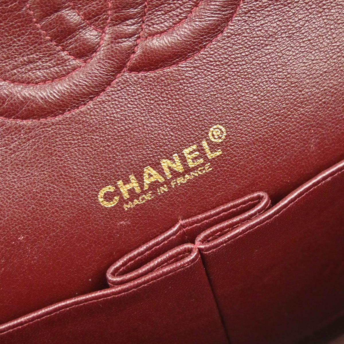 Chanel 2000-2002 Black Lambskin Medium Classic Double Flap Shoulder Bag