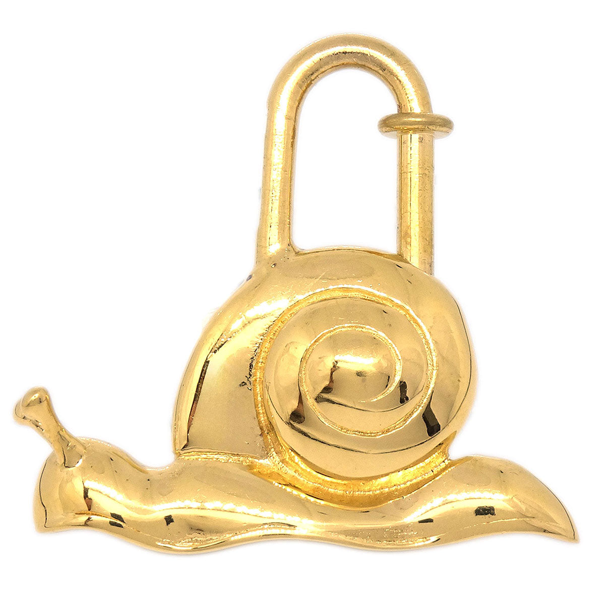 Hermes Snail 1995 Annee De la Route Cadena Gold Small Good