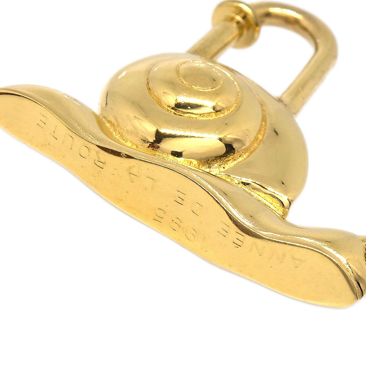 Hermes Snail 1995 Annee De la Route Cadena Gold Small Good