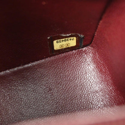 Chanel 2002-2003 Black Lambskin Mini Classic Square Flap Shoulder Bag 17