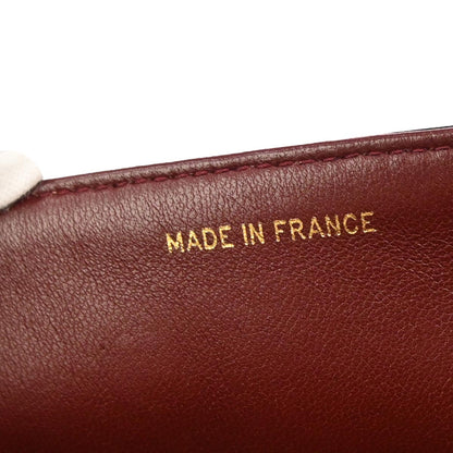 Chanel 1991-1994 Black Lambskin Chevron Medium Classic Double Flap Shoulder Bag