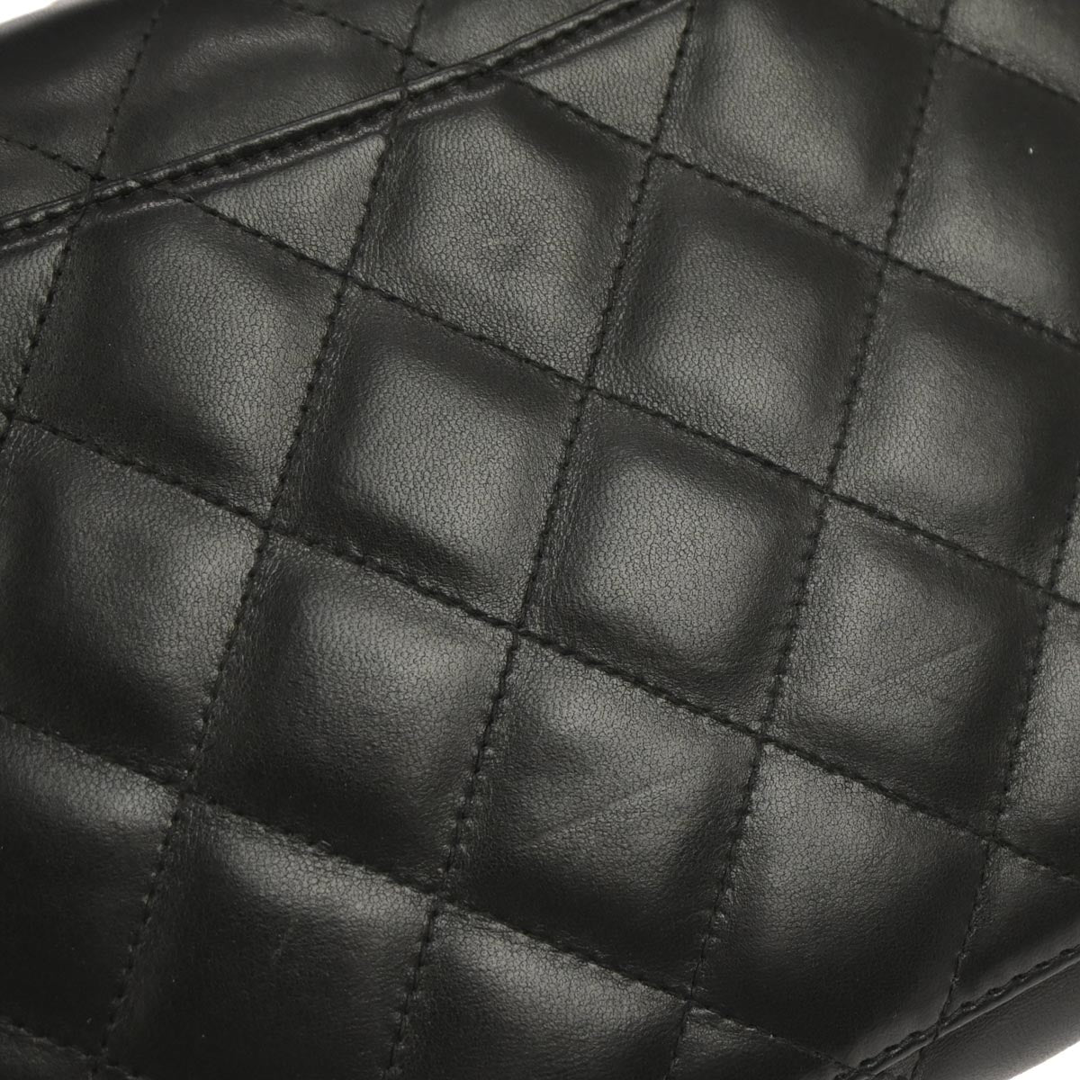 Chanel Black Lambskin Top Handle Handbag