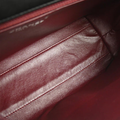 Chanel Black Lambskin Top Handle Handbag