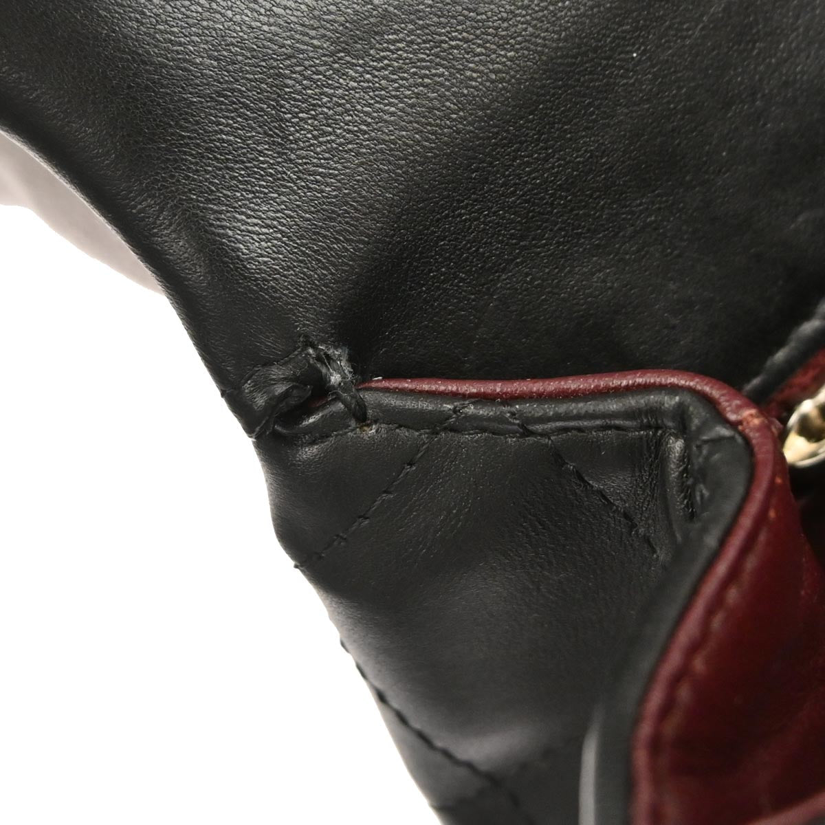 Chanel Black Lambskin Top Handle Handbag