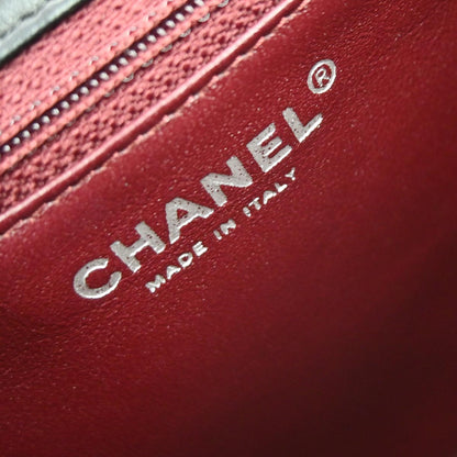 Chanel Black Lambskin Top Handle Handbag