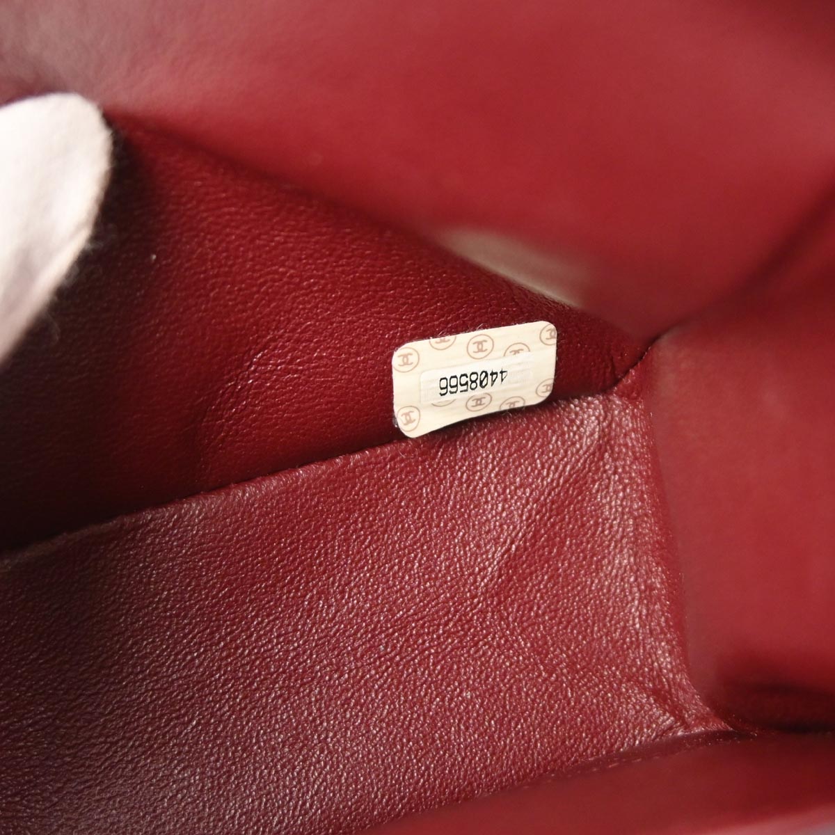 Chanel 1996-1997 Black Lambskin Medium Classic Double Flap Shoulder Bag