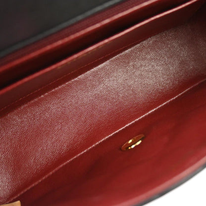 Chanel 1991-1994 Black Lambskin Small Diana Shoulder Bag