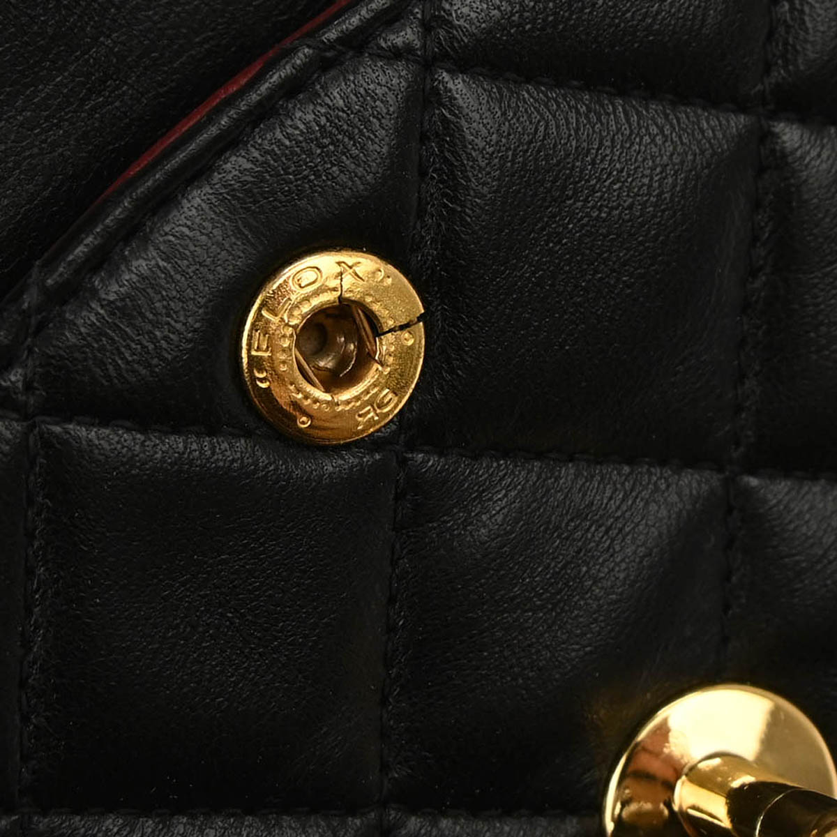 Chanel 1994-1996 Black Lambskin Small Classic Double Flap Shoulder Bag