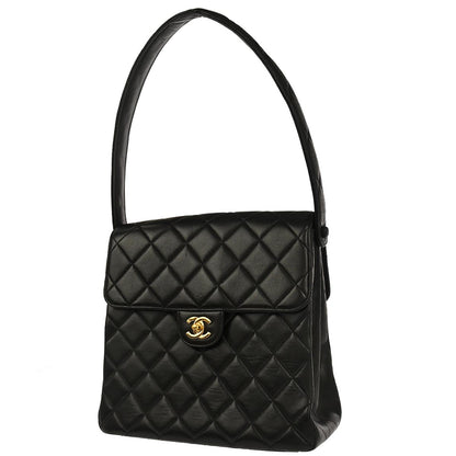 Chanel Black Lambskin Double Sided Handbag