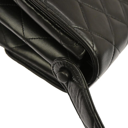 Chanel Black Lambskin Double Sided Handbag