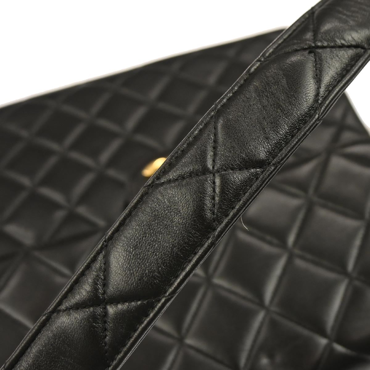 Chanel Black Lambskin Double Sided Handbag