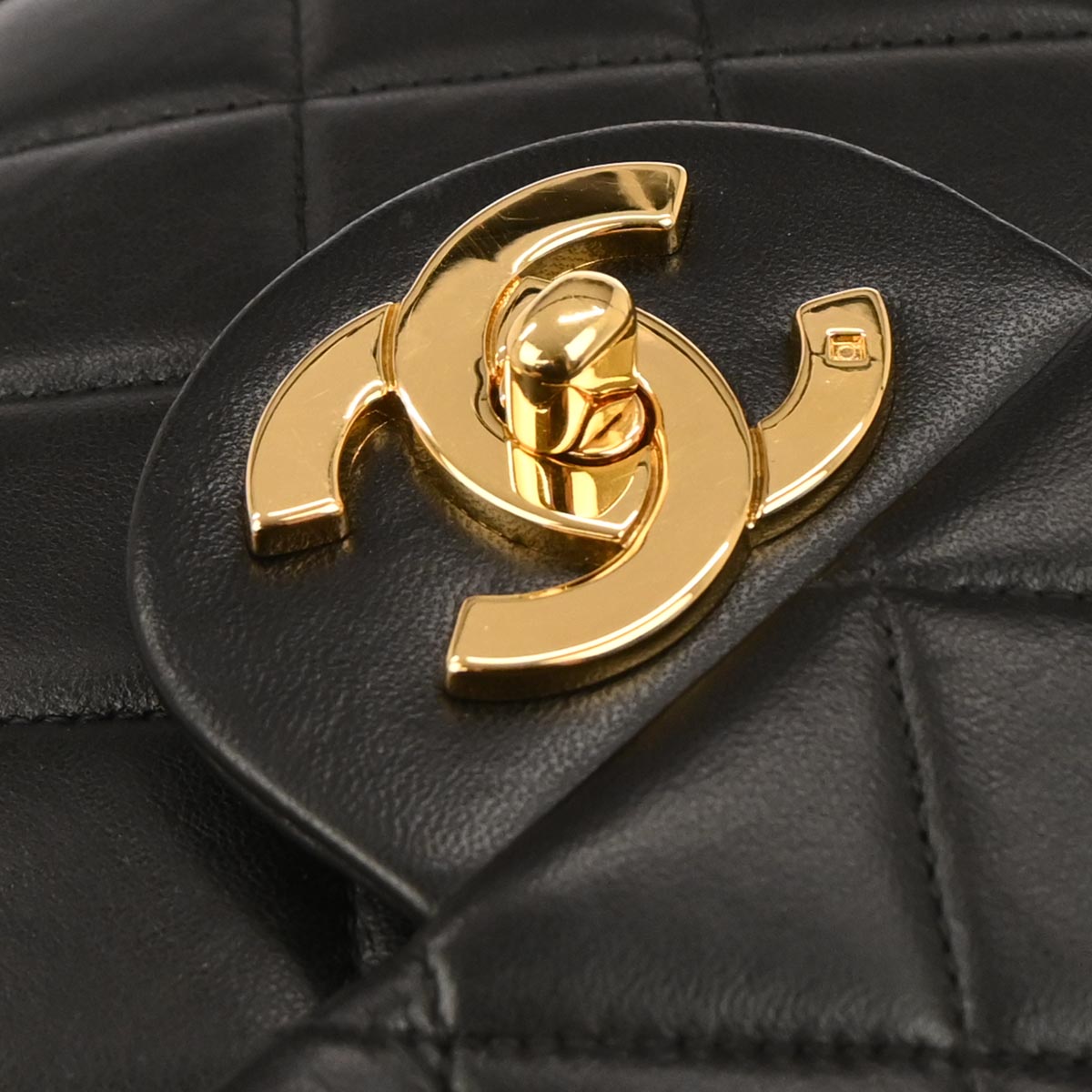 Chanel 1994-1996 Black Lambskin Backpack